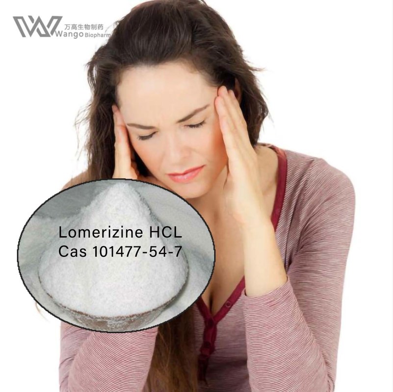 API Active Pharmaceutical Ingredient Lomerizine Hydrochloride 99% Migraine Treatment