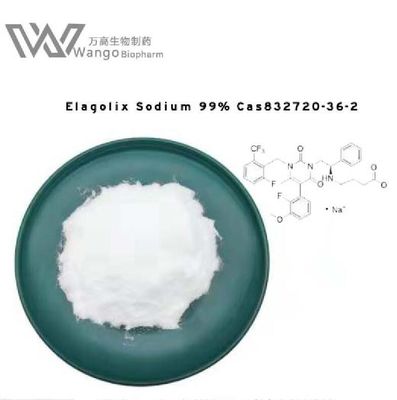 99 ٪ من المكونات الصيدلانية النشطة API Elagolix Sodium 832720-36-2
